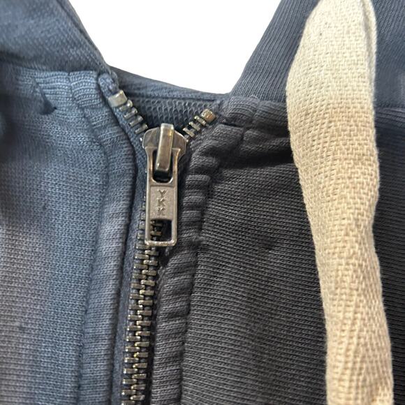 Sandrine Rose Parisian Dolls Zip Up Hoodie Sweatshirt Black Women Medium NWT - Picture 6 of 13